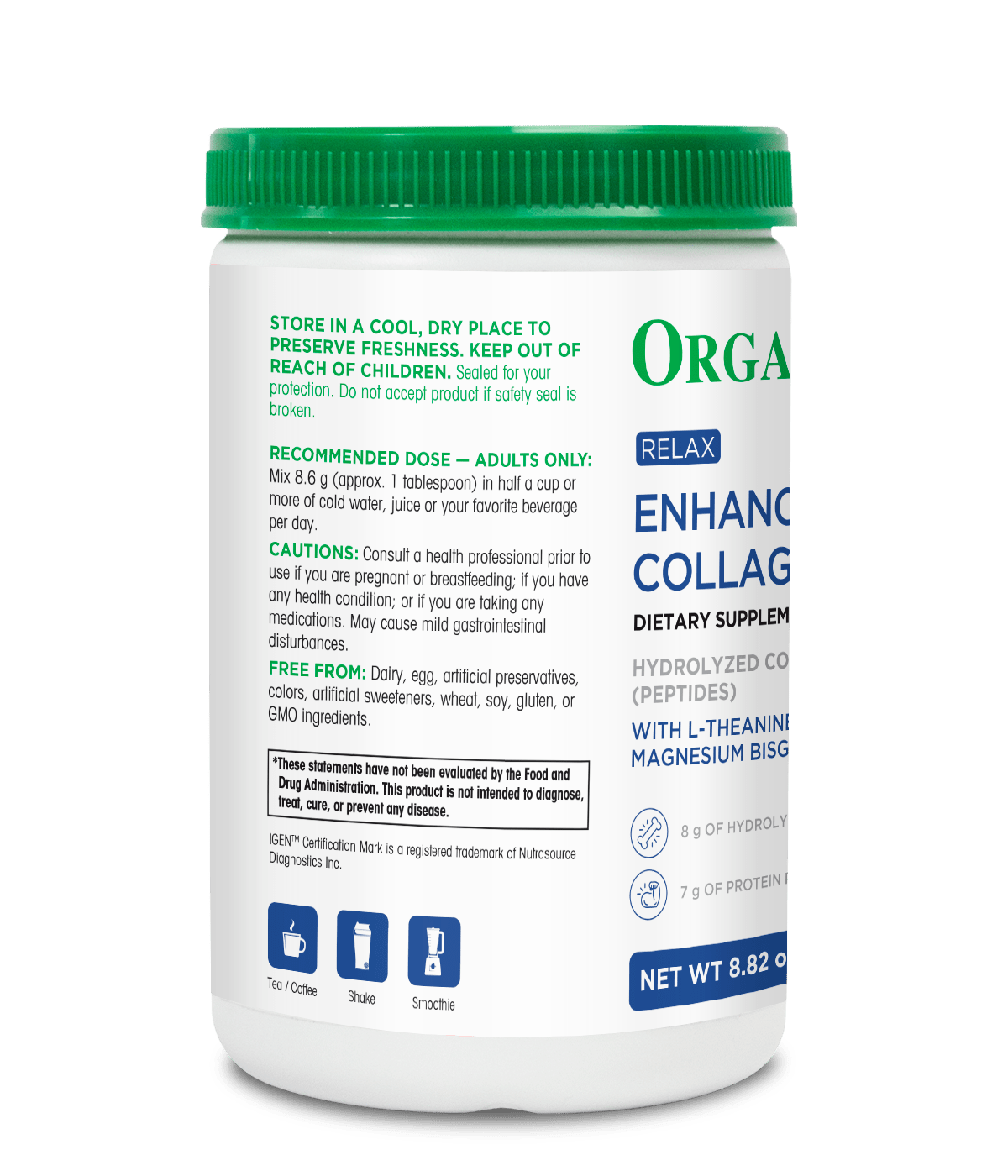 Relax Enhanced Collagen - Organika USA
