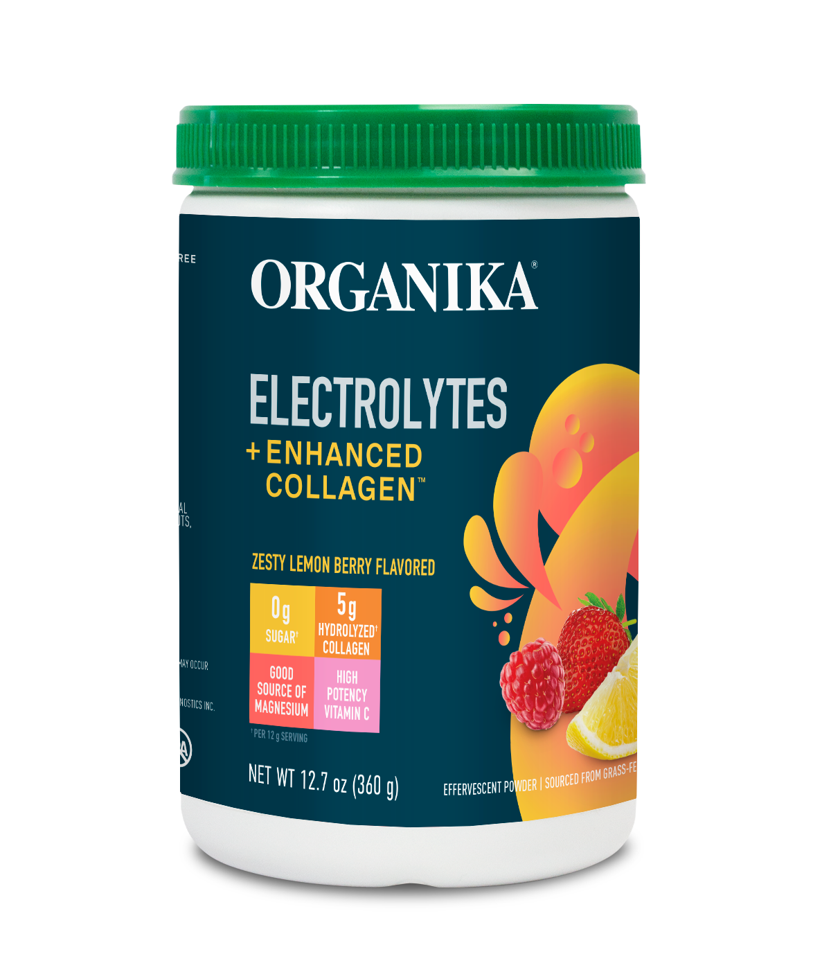 Electrolytes + Enhanced Collagen - Zesty Lemon Berry Flavored