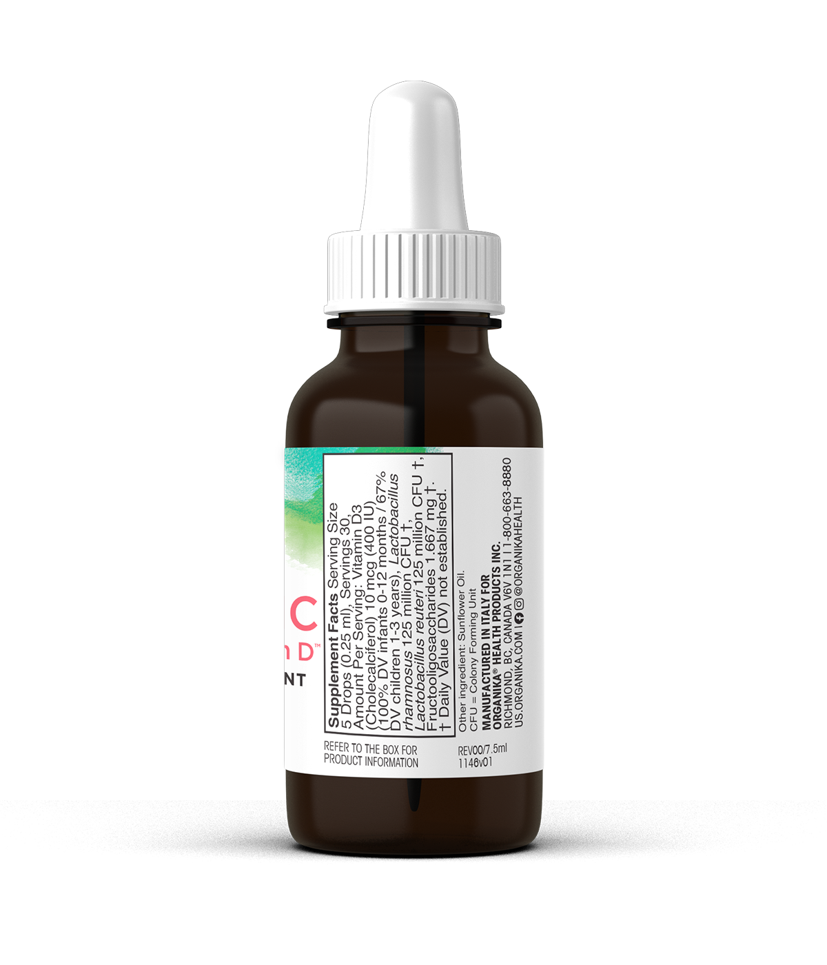 Baby Probiotic Drops With Vitamin D - Organika USA