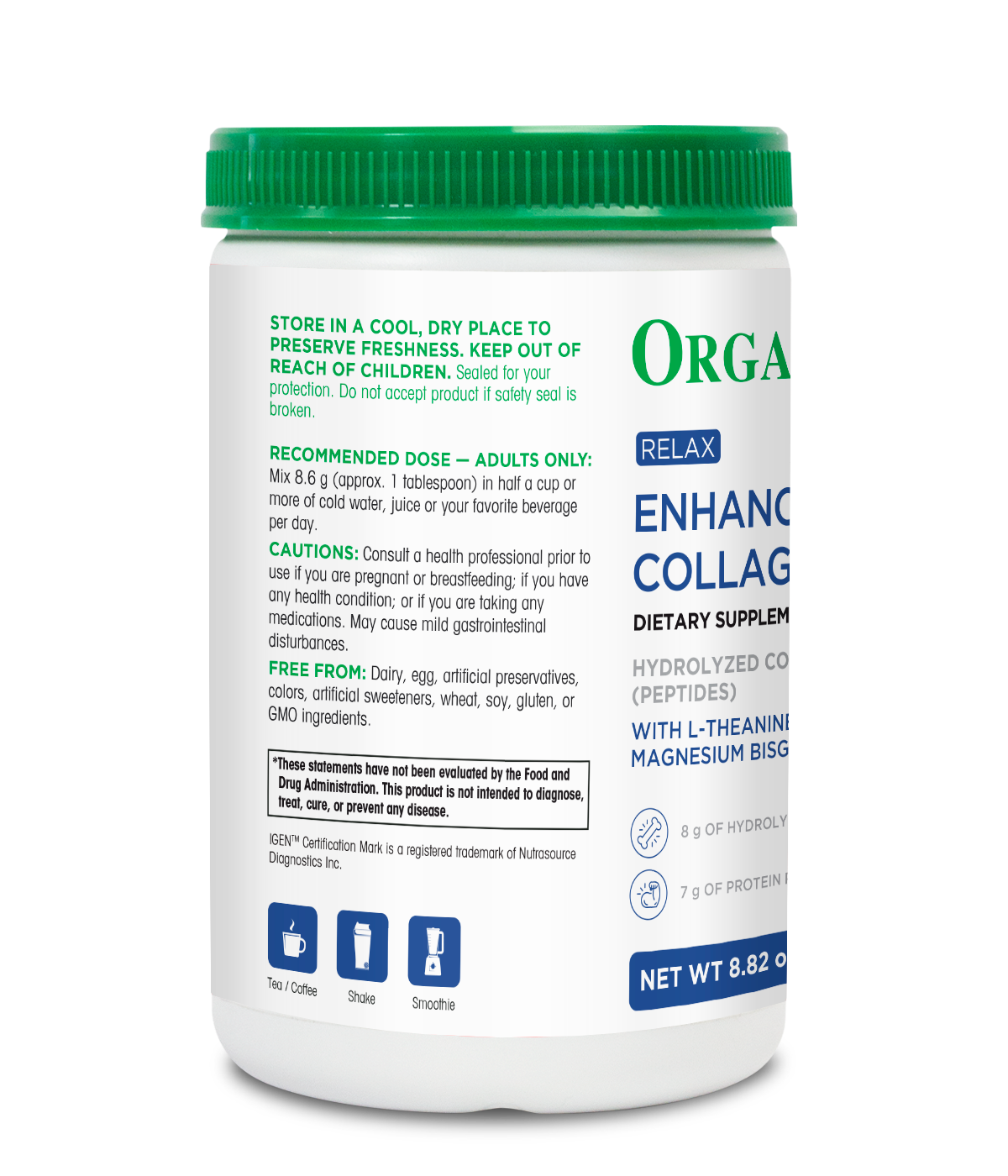 Relax Enhanced Collagen - Organika USA